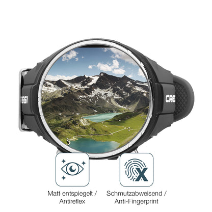 9H Hartbeschichtete, flexible Folie passend zugeschnitten für Suunto D4F Tauchcomputer