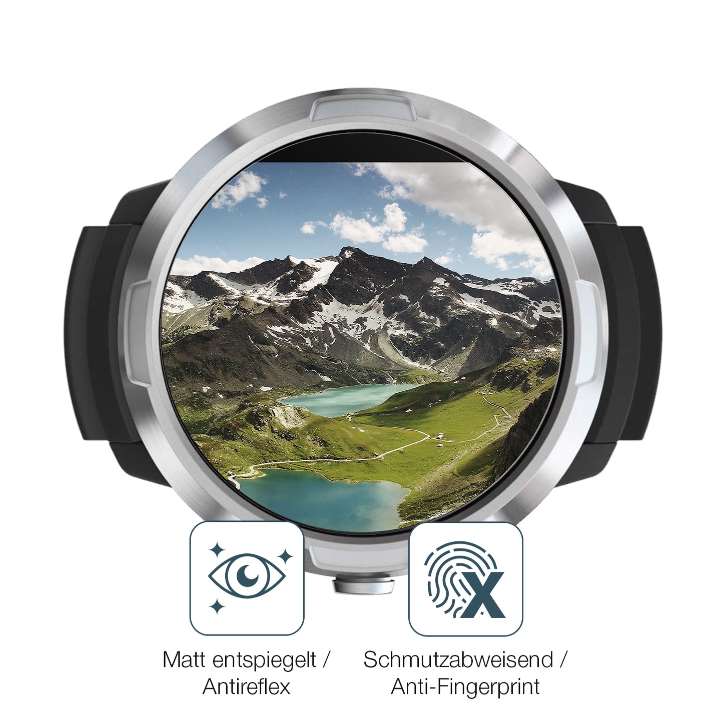 9H Hartbeschichtete, flexible Folie passend zugeschnitten für Suunto D5 Tauchcomputer