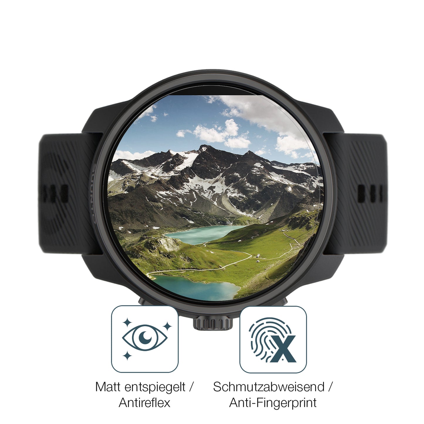 9H Hartbeschichtete, flexible Folie passend zugeschnitten für Suunto Race
