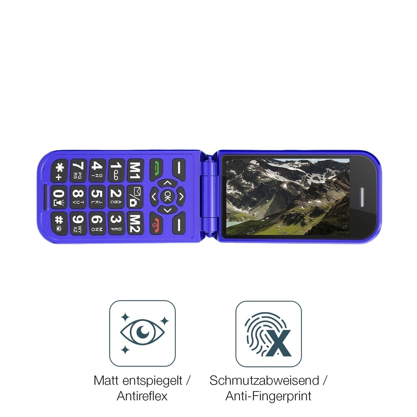 9H Hartbeschichtete, flexible Folie passend zugeschnitten für Sweetlink F4 Plus
