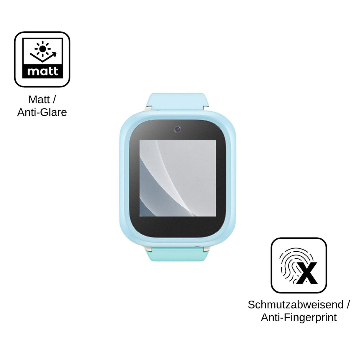 2x Screen Protector for TCL K5 matte Flexible Glass 9H dipos