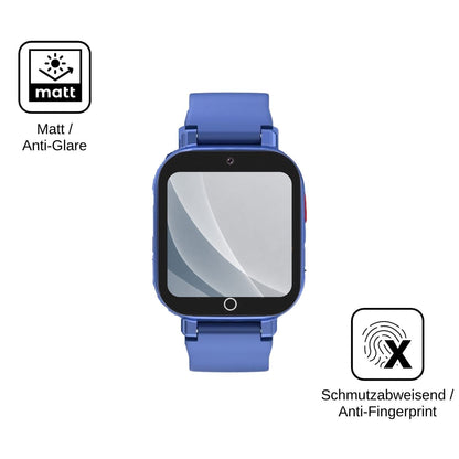 2x Screen Protector for Transformers Smartwatch Kinder 4G matte Flexible Glass 9H dipos