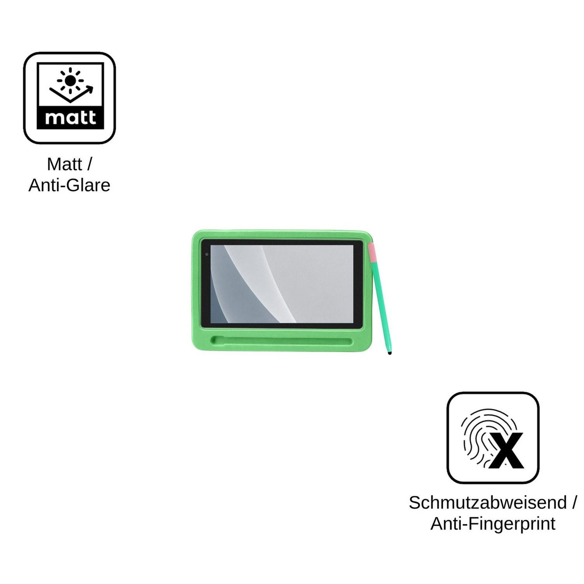 2x Screen Protector for TT.KIDS K06 matte Flexible Glass 9H dipos
