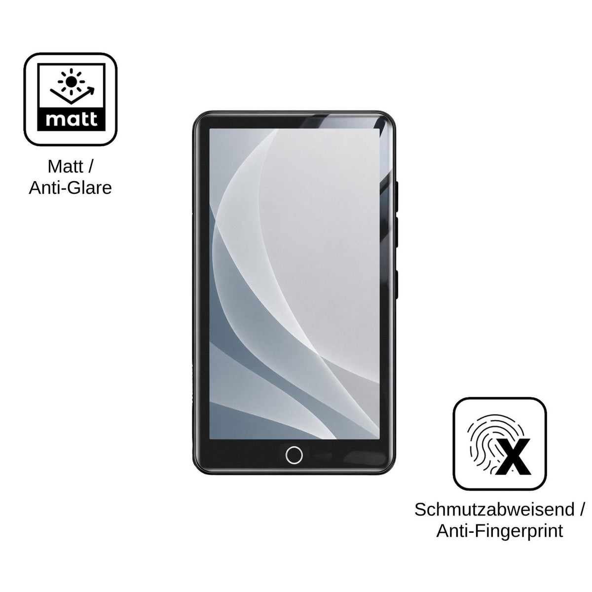 2x Screen Protector for WAHYTKU W10 matte Flexible Glass 9H dipos
