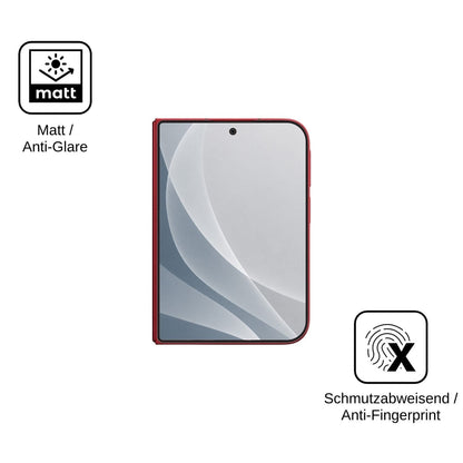 2x Screen Protector for Xiaomi 18 Fold Outside matte Flexible Glass 9H dipos