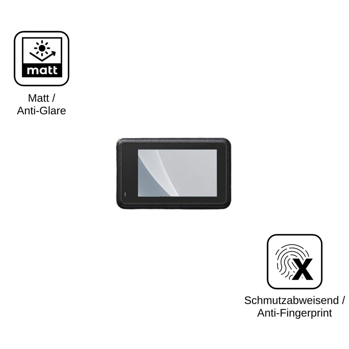 2x Screen Protector for XTU S7 Pro Max matte Flexible Glass 9H dipos