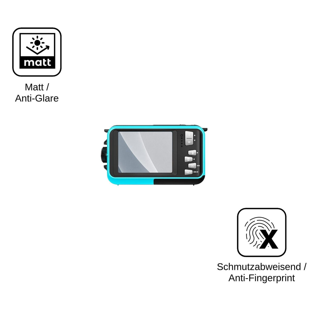 2x Screen Protector for Yixinxin WENUP018 matte Flexible Glass 9H dipos
