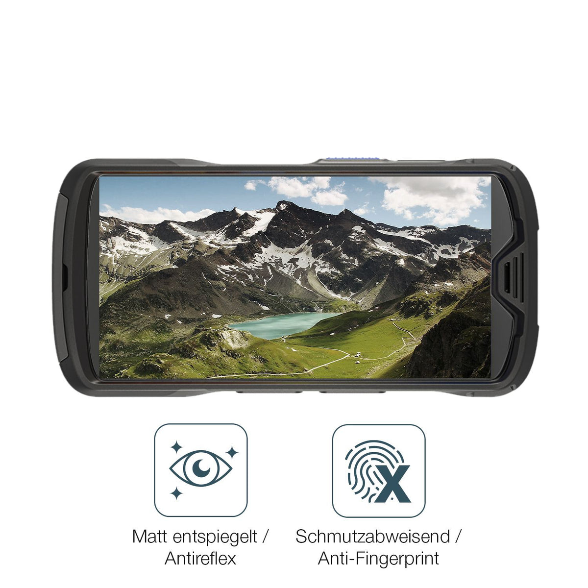 Schutz gegen Kratzer auf dem Zebra FR55 Glas durch Schlüssel oder Ähnliches