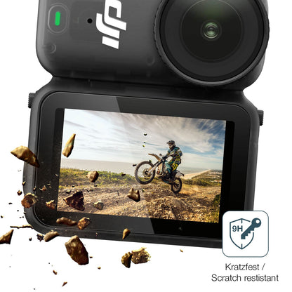dipos Displayschutz für DJI Osmo Nano, transparente Oberfläche, perfekte Passform auch für die Rundungen