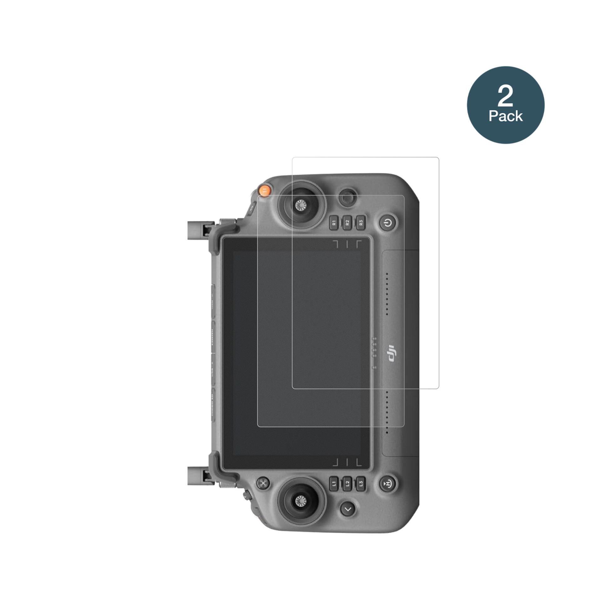 DJIInspire 3 RC Plus mit aufgebrachter dipos Panzerfolie, die lästige Fingerabdrücke minimiert