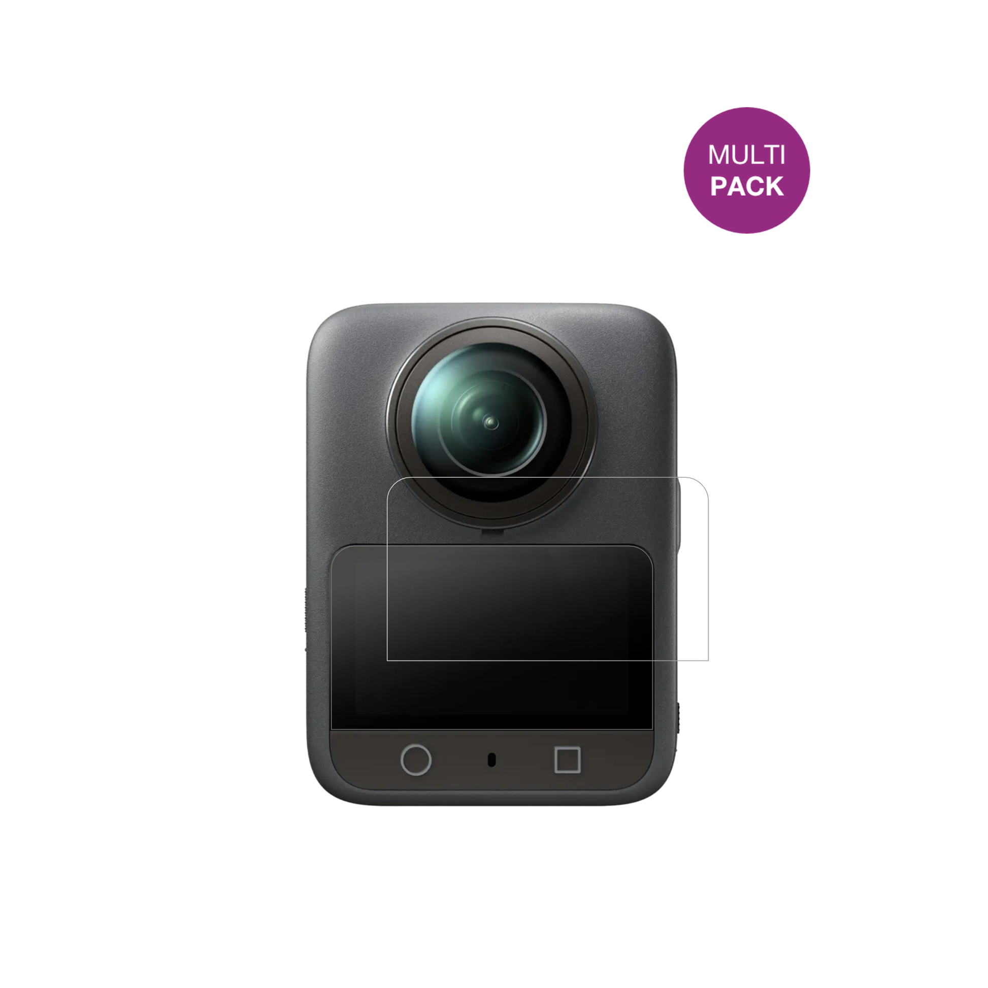 DJIOsmo 360 mit aufgebrachter dipos Displayschutzfolie, glasklare Darstellung ohne Einschränkungen