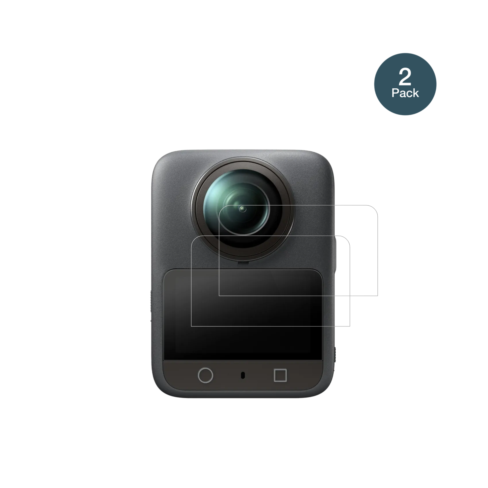 DJIOsmo 360 mit aufgebrachter dipos Flex Schutzfolie, glasklare Darstellung ohne Einschränkungen