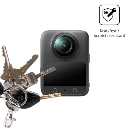 dipos Displayschutz für DJI Osmo 360, transparente Oberfläche, perfekte Passform auch für die Rundungen