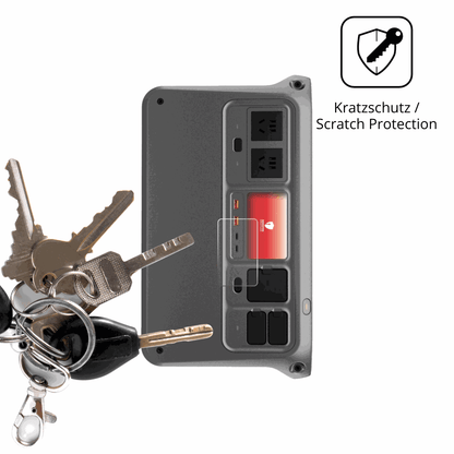Schutz gegen Kratzer auf dem DJI Power 1000 V2 Glas durch Schlüssel oder Ähnliches