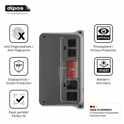 Privatsphäre-Schutz durch Sichtschutz-Folie passend zugeschnitten für DJI Power 1000 V2