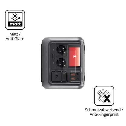 Dünne und entspiegelnde Folie passend zugeschnitten für DJI Power 500