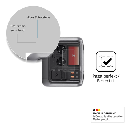 Schutz gegen Kratzer auf dem DJI Power 500 Glas durch Schlüssel oder Ähnliches