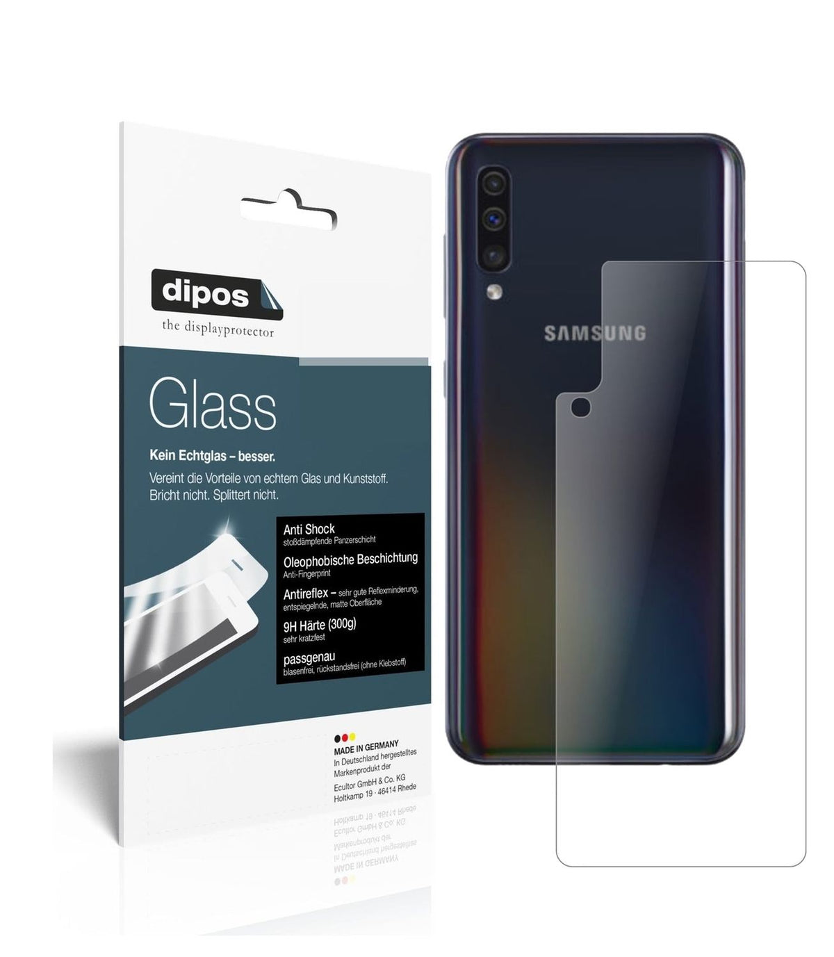 Screen Protector for Samsung Galaxy A40 back matte Flexible Glass 9H dipos