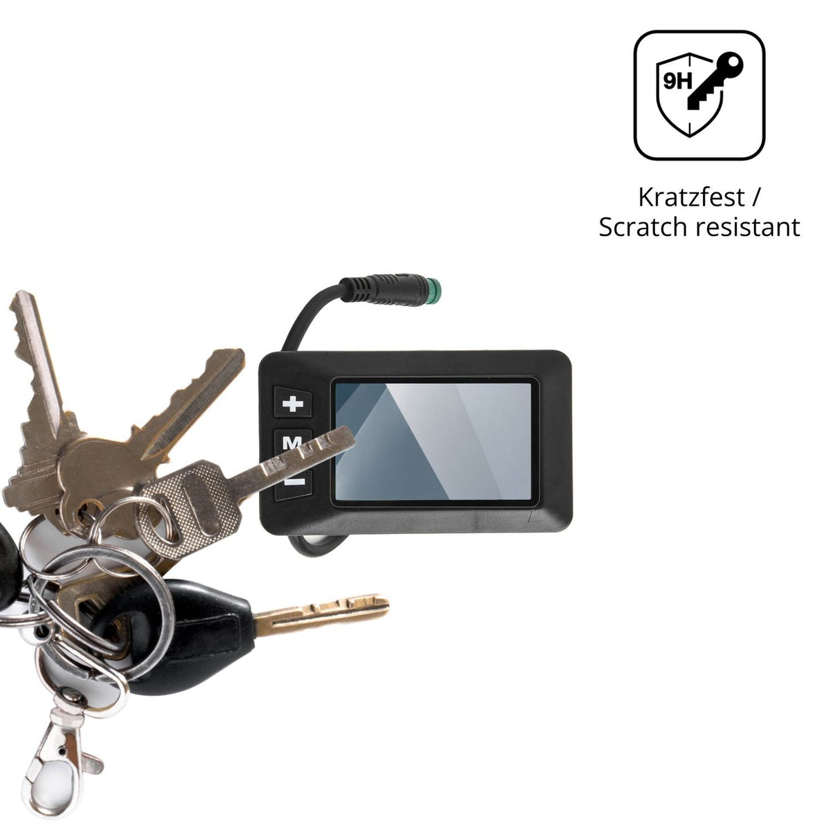 dipos Displayschutz für Dolvitrny GD01, transparente Oberfläche, perfekte Passform auch für die Rundungen