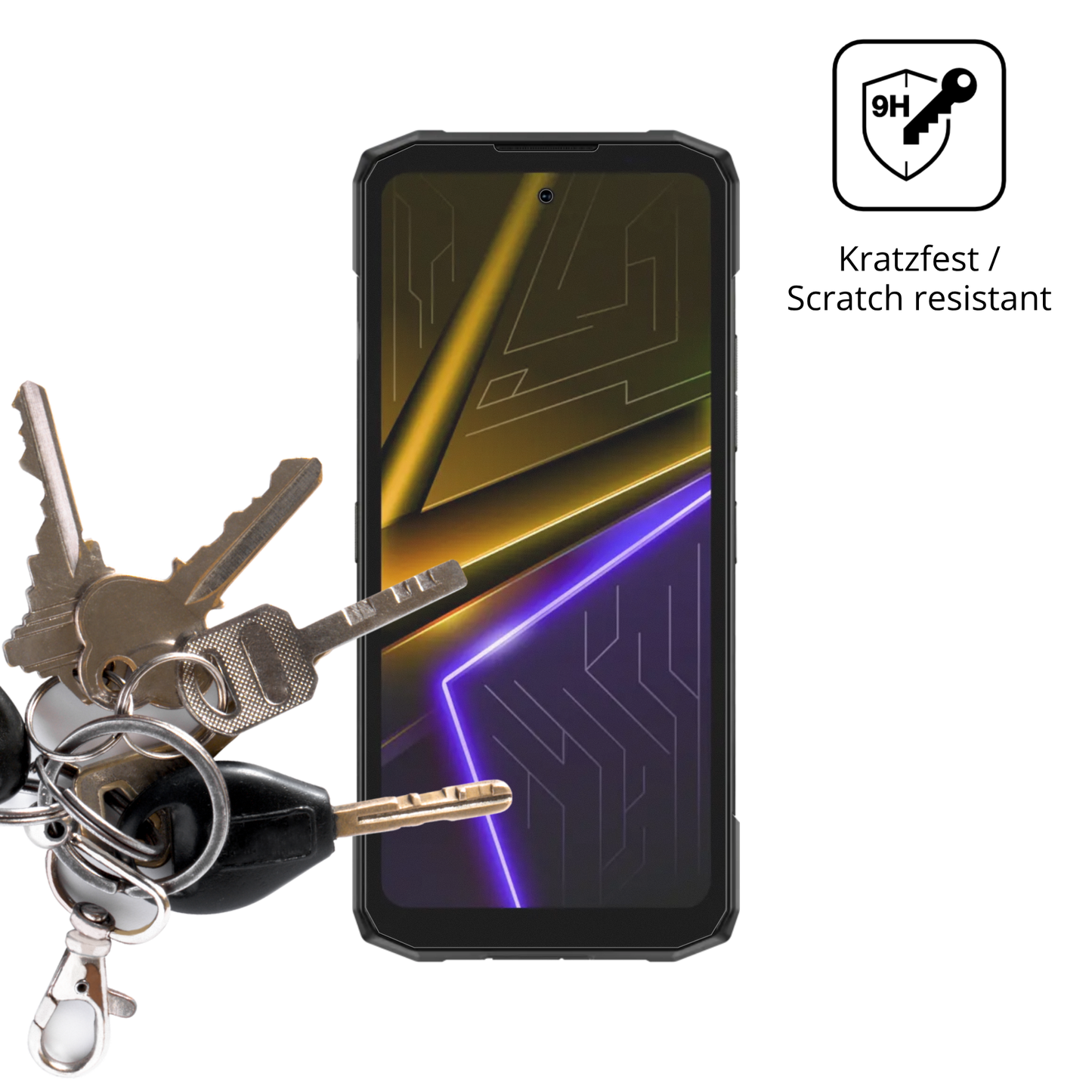 dipos Displayschutz für Doogee Blade 20 Max, mattierte Oberfläche, robuste Festigkeit und perfekte Passform