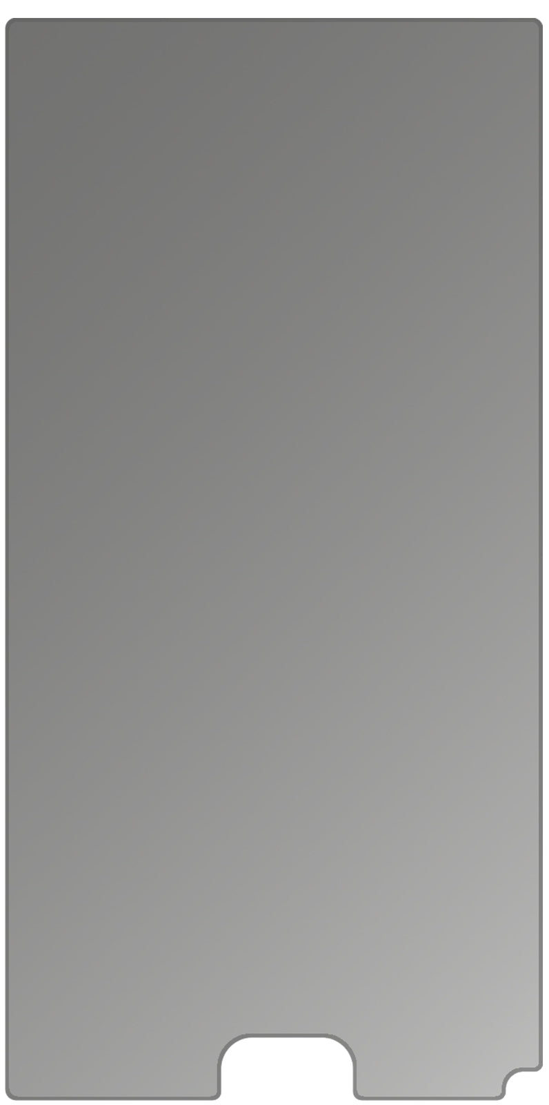 dipos Displayschutz für Doogee Mix (5,5 Zoll), mattierte Oberfläche, Blickschutzfilter und perfekter Passform