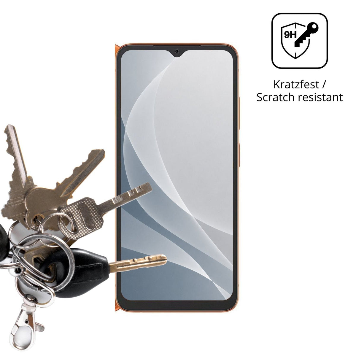 dipos Displayschutz für Doogee Note 57 Lite, mattierte Oberfläche, robuste Festigkeit und perfekte Passform