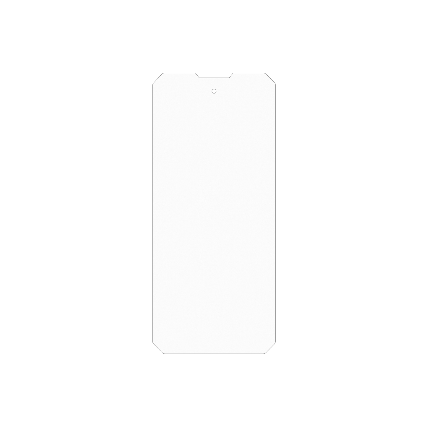 dipos Displayschutz für Doogee S300 Pro, mattierte Oberfläche, geringe Dicke und perfekte Passform