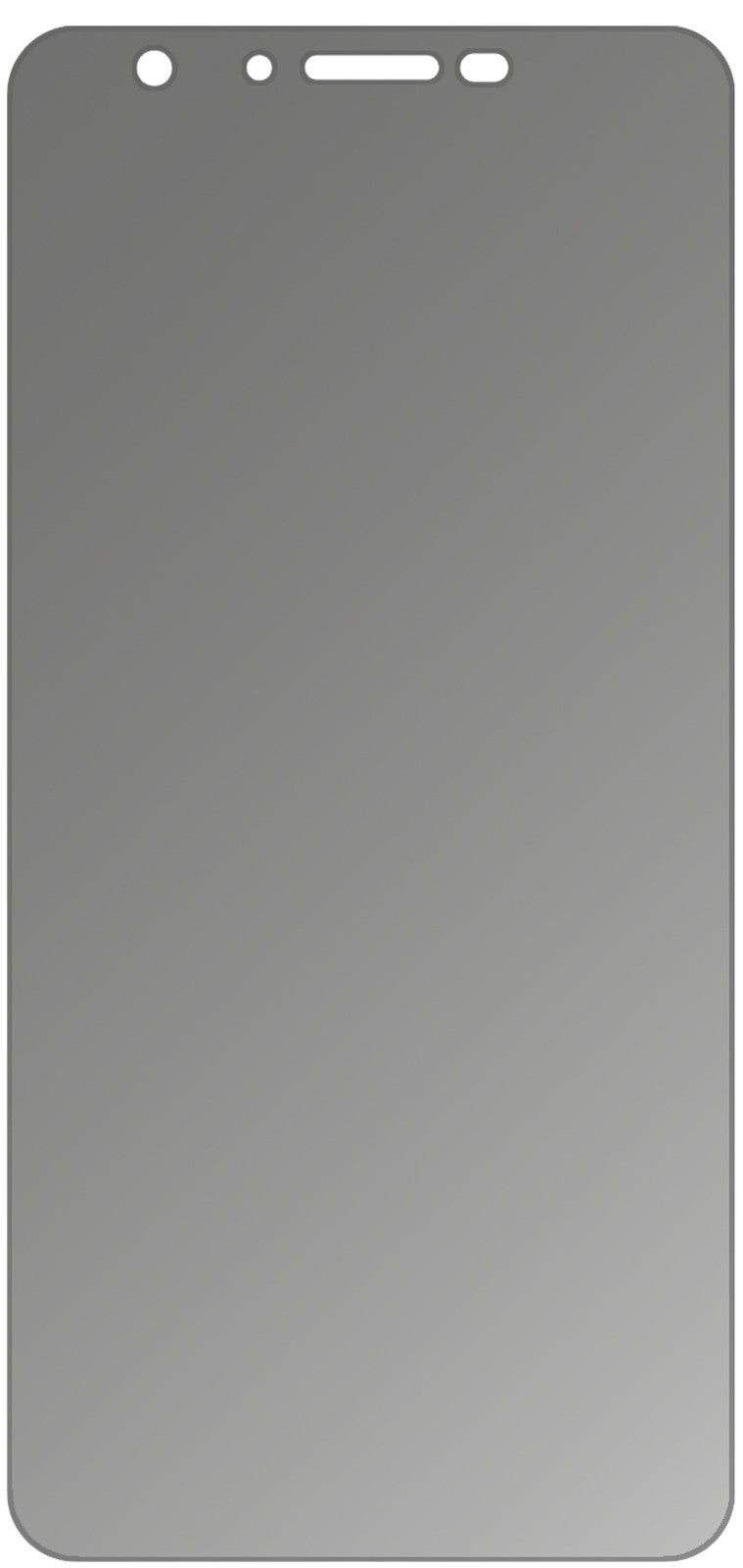 dipos Displayschutz für Doogee Y6C, mattierte Oberfläche, Blickschutzfilter und perfekter Passform