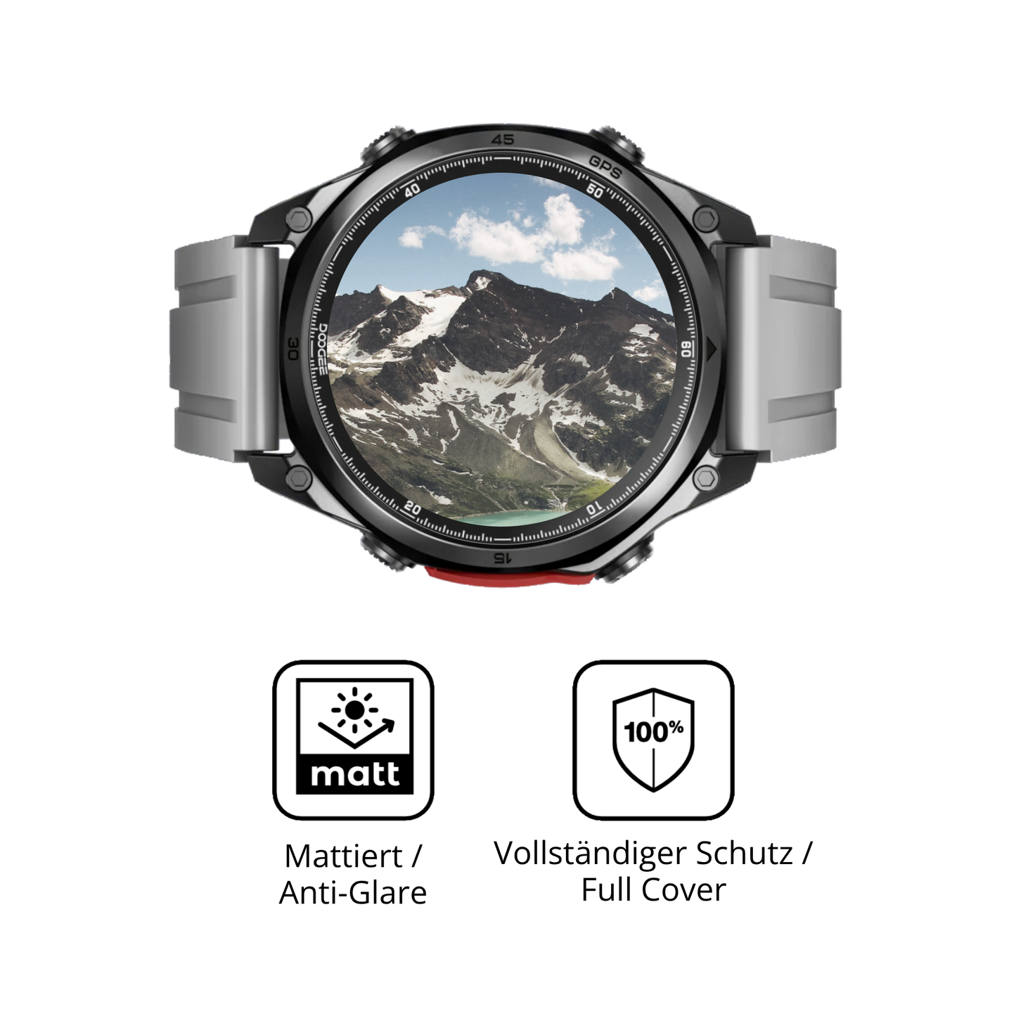 Flexible TPU-Folie passend zugeschnitten für Doogee Anywise W1 Pro, vollständige Abdeckung