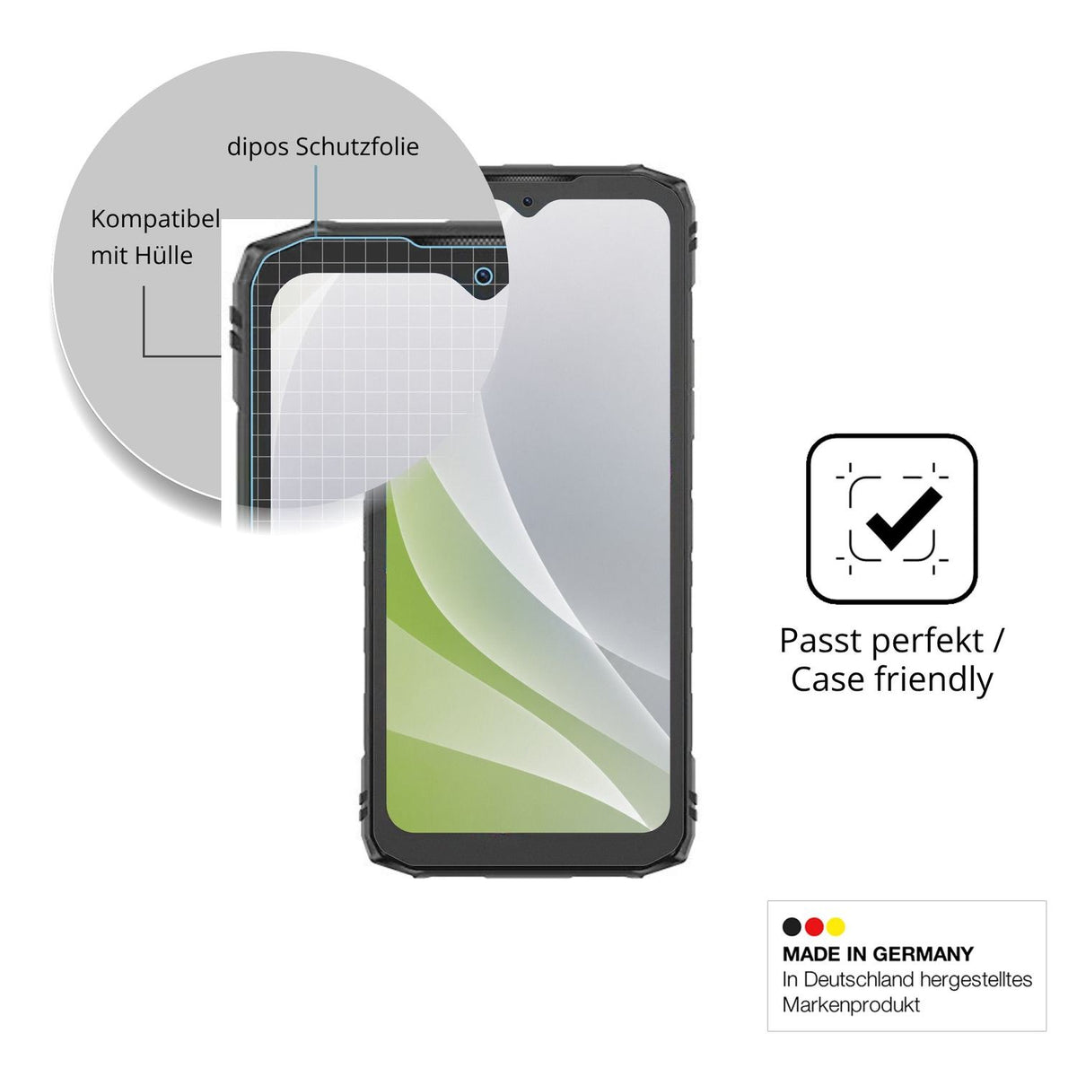 4x Screen Protector for Doogee Blade 10 Pro Energy Protection Anti Glare dipos