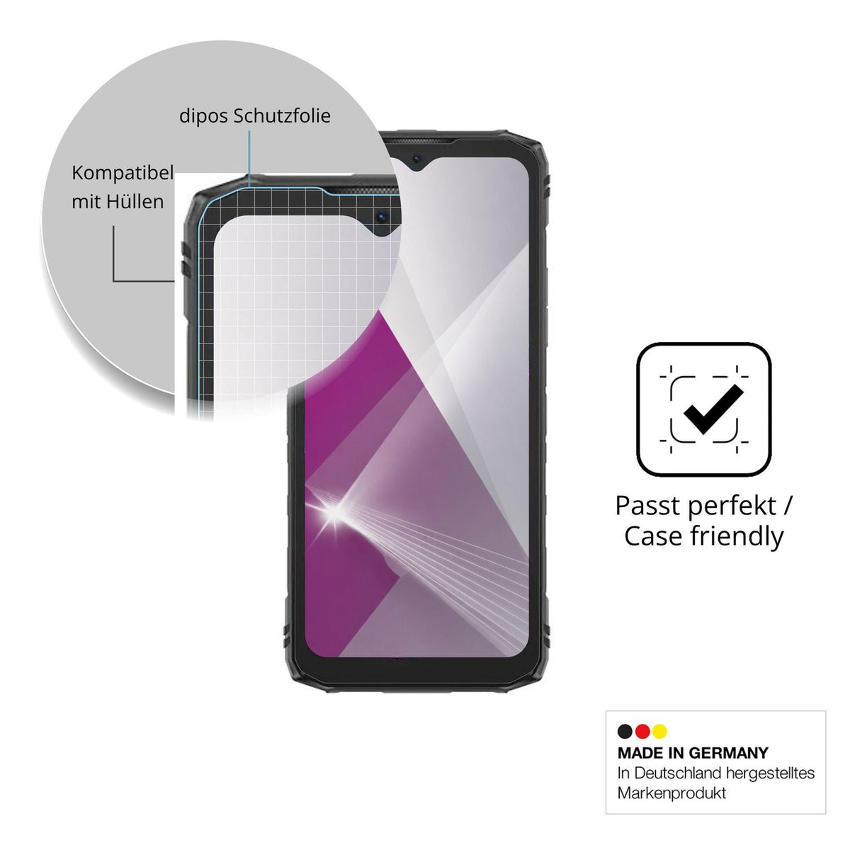 4x Screen Protector for Doogee Blade 10 Pro Energy Protection Crystal Clear 