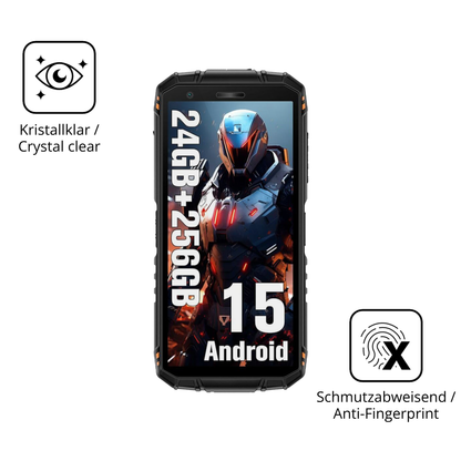 Flexible TPU-Folie passend zugeschnitten für DOOGEE Fire 3 Ultra, vollständige Abdeckung