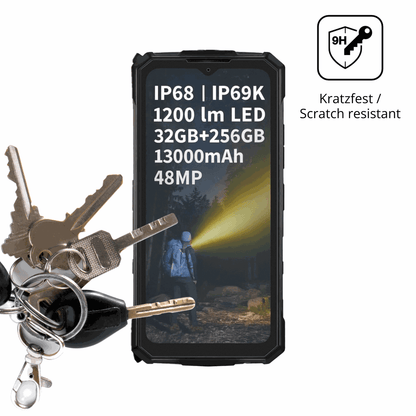 dipos Displayschutz für DOOGEE Fire 5 Ultra, mattierte Oberfläche, robuste Festigkeit und perfekte Passform