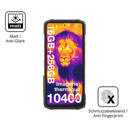 9H Hartbeschichtete, flexible Folie passend zugeschnitten für DOOGEE Fire 6
