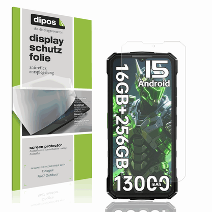 4x Screen Protector for Doogee Fire7 Outdoor Protection Anti Glare dipos