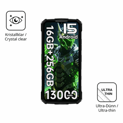 4x Screen Protector for Doogee Fire7 Outdoor Protection Crystal Clear dipos