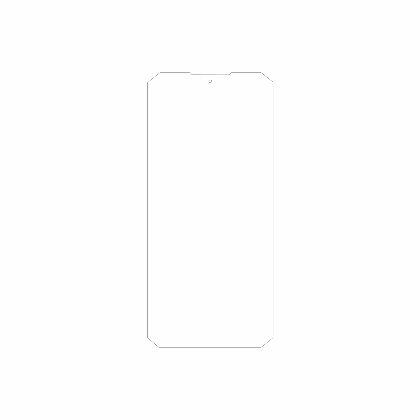 dipos Displayschutz für DOOGEE Fire 7 Pro, mattierte Oberfläche, geringe Dicke und perfekte Passform