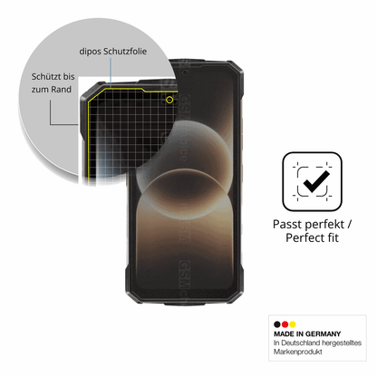 Schutz gegen Kratzer auf dem Doogee Fire 7 Ultra Glas durch Schlüssel oder Ähnliches