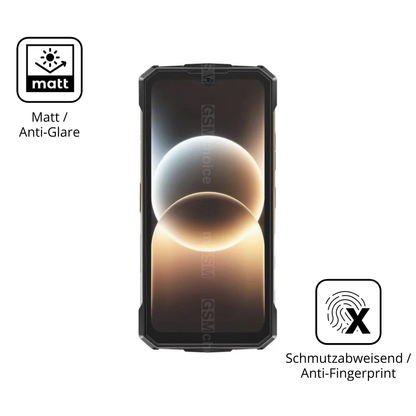 9H Hartbeschichtete, flexible Folie passend zugeschnitten für Doogee Fire 7 Ultra