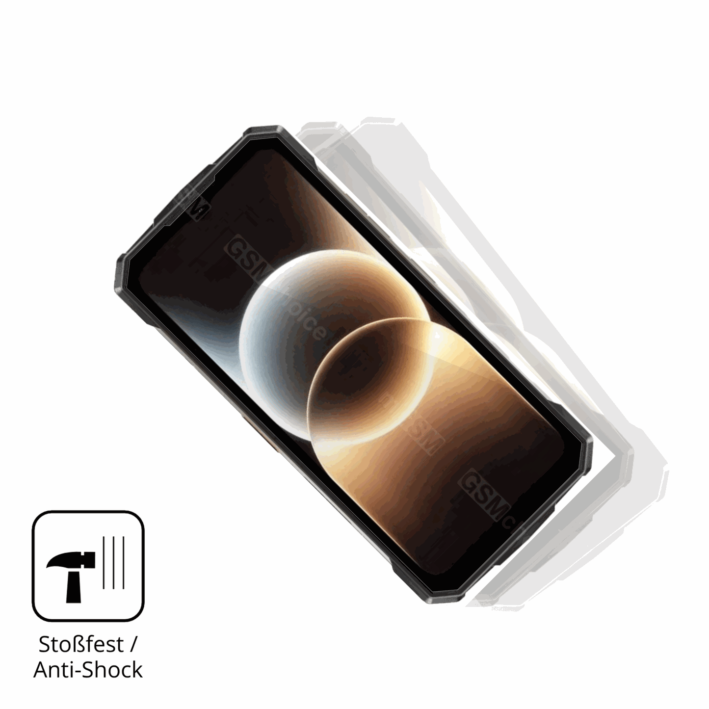 Schutz gegen Kratzer auf dem Doogee Fire 7 Ultra Glas durch Schlüssel, Stöße gegen die Tischkante oder Stürze