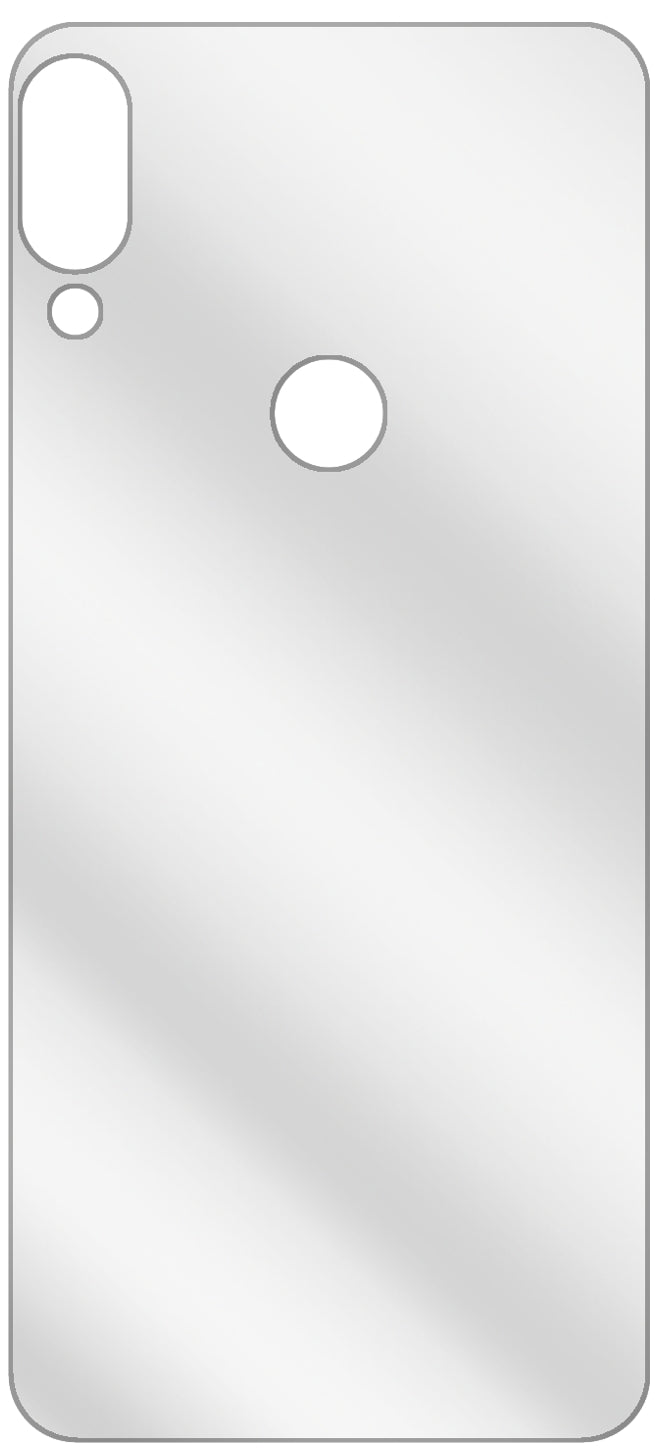 2x Schutzfolie klar für Doogee N10 Rückseite Display-Schutzfolie