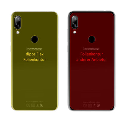 3x Screen Protector for Doogee N10 back Protective Film covers 100% dipos Flex