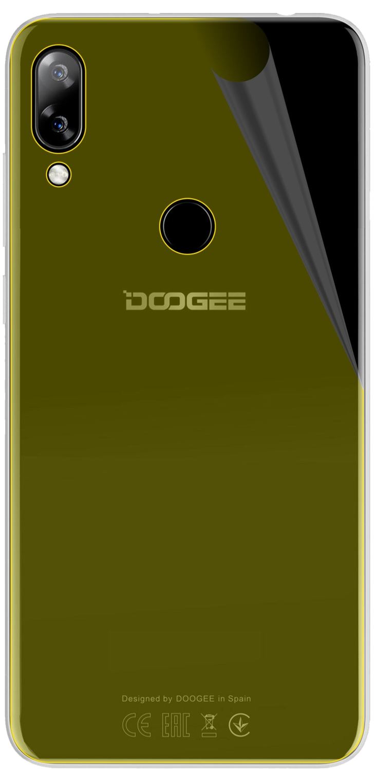 3x Screen Protector for Doogee N10 back Protective Film covers 100% dipos Flex