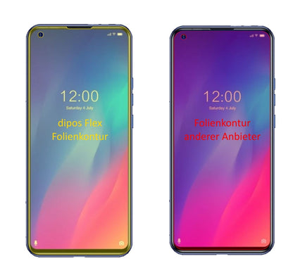 2x Screen Protector for Doogee N30 Protective Film covers 100% dipos Flex