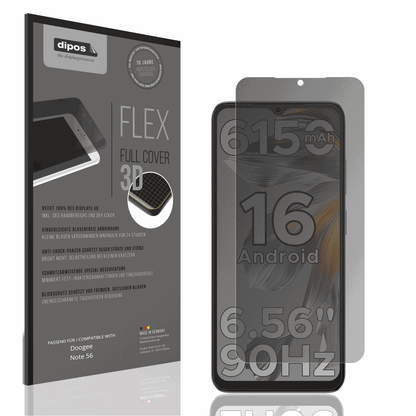 Full Cover Privacy Blickschutzfolie für Doogee Note 56
