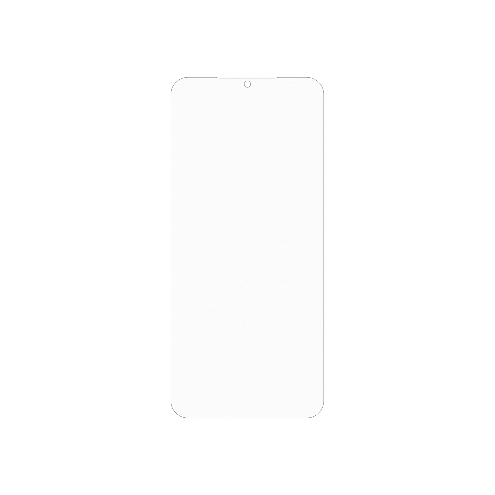 dipos Displayschutz für DOOGEE Note 56X, mattierte Oberfläche, geringe Dicke und perfekte Passform