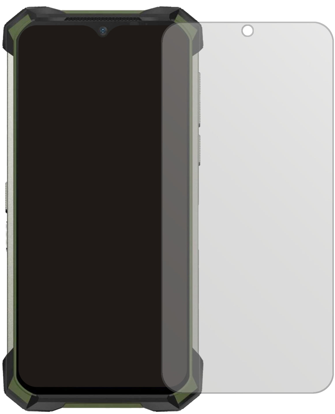 2x Schutzfolie matt für Doogee S88 Plus Display-Schutzfolie