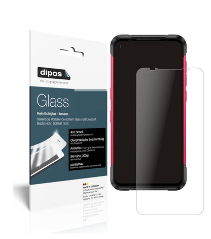 Matte Displayschutzfolie von dipos passend für Doogee S97 Pro, 9H kratzfest und blasenfrei montiert