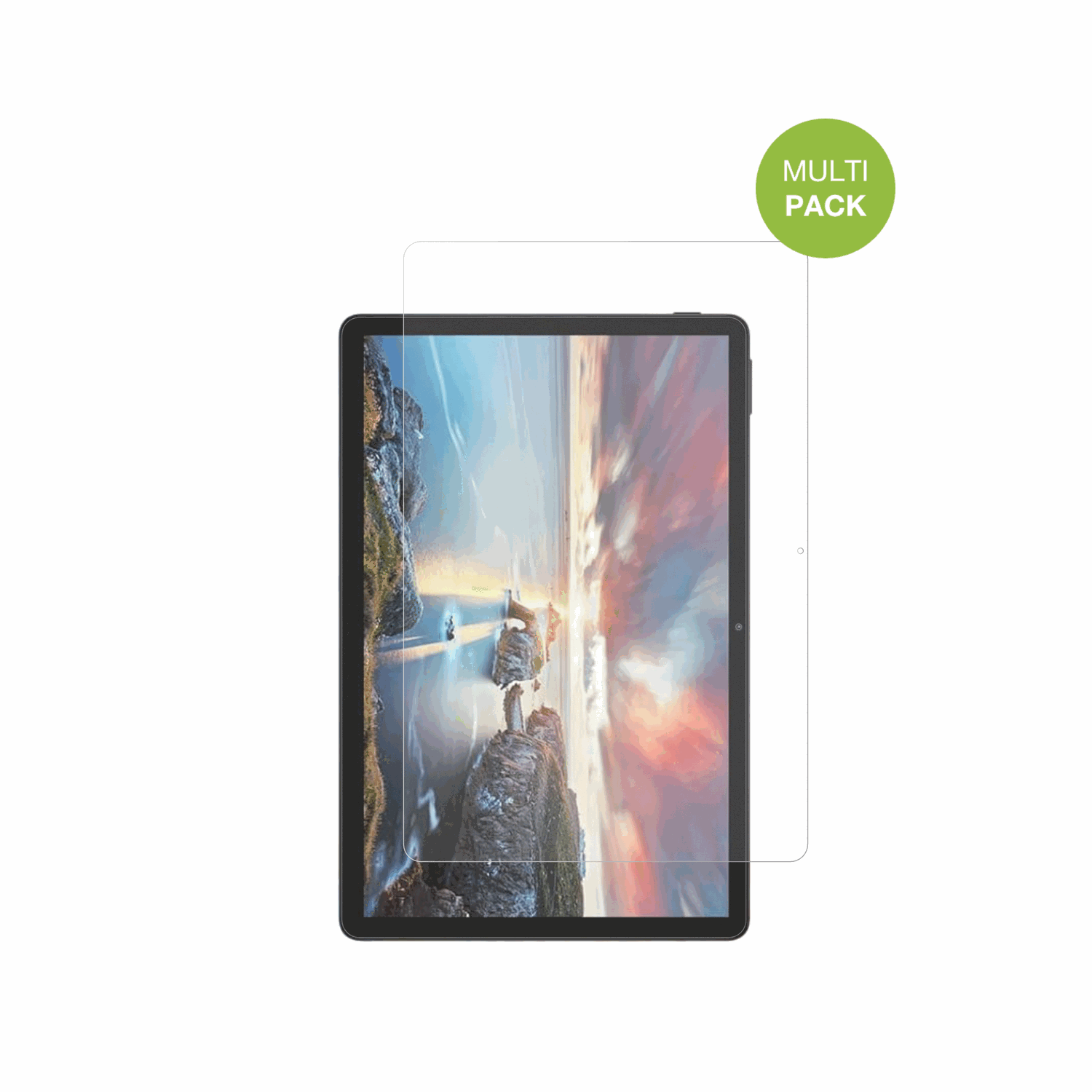 DOOGEETab A9 Pro mit aufgebrachter dipos Displayschutzfolie, die lästige Fingerabdrücke minimiert