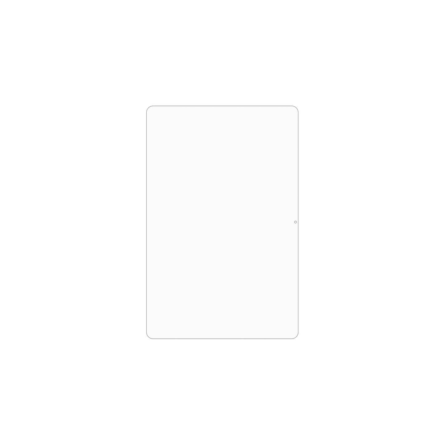 dipos Displayschutz für DOOGEE Tab A9 Pro, mattierte Oberfläche, geringe Dicke und perfekte Passform